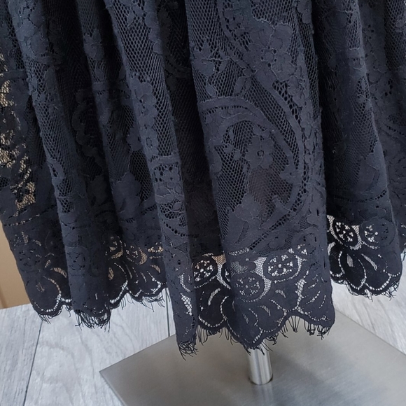 Free people black lace dress sz 6 - Picture 13 of 15